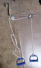 Over Door Shoulder Exercise Pulley with Extended Metal Bracket to Improve Motion