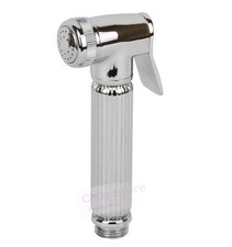 Chrome Handheld Spray Toilet Hand Shower Bidet Douche Replacement Heads Solid