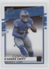 2020 Panini Chronicles Clearly Donruss Rated Rookie Red /199 D'Andre Swift 0vf5