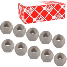 10x FEBI RADMUTTER KEGELBUND STAHLFELGEN für FORD FUSION MONDEO TRANSIT FOCUS