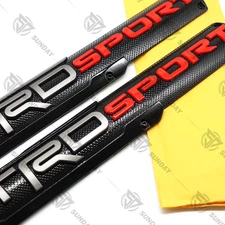 2PC Door Side Badge for Sport Emblem Fender Nameplate 3D Decal Sticker Universal