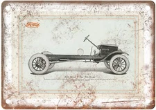 1921 Ford Vintage Automobile Advertising Retro Look Metal Sign AN2664