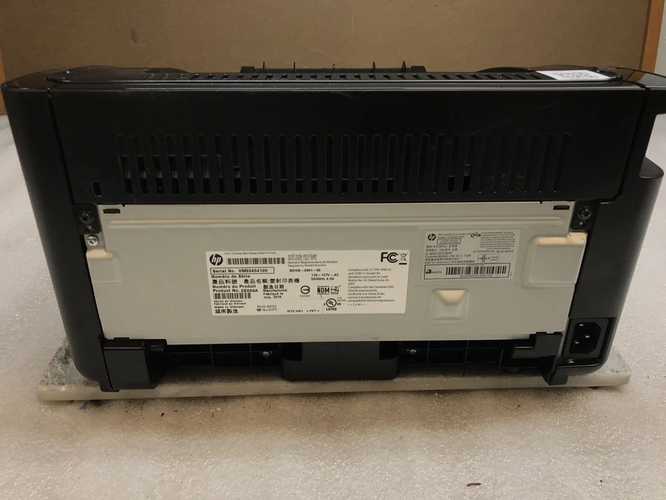 HP LaserJet Pro P1102w Monochrome Laser Printer WiFi 575 Pg Ct w/ Toner Included - Image 4 of 4