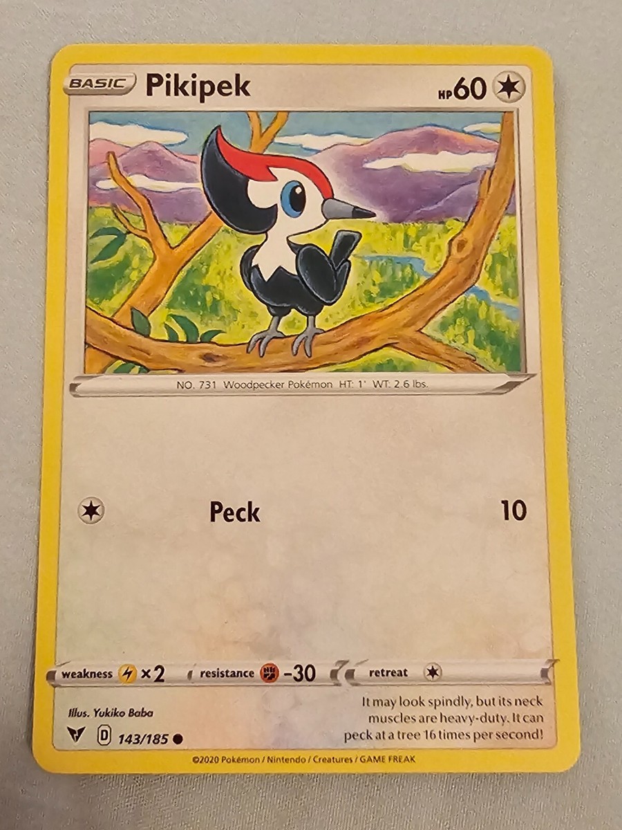 pikipek pokemon card value Pikipek 143/185 Common Pokemon TCG