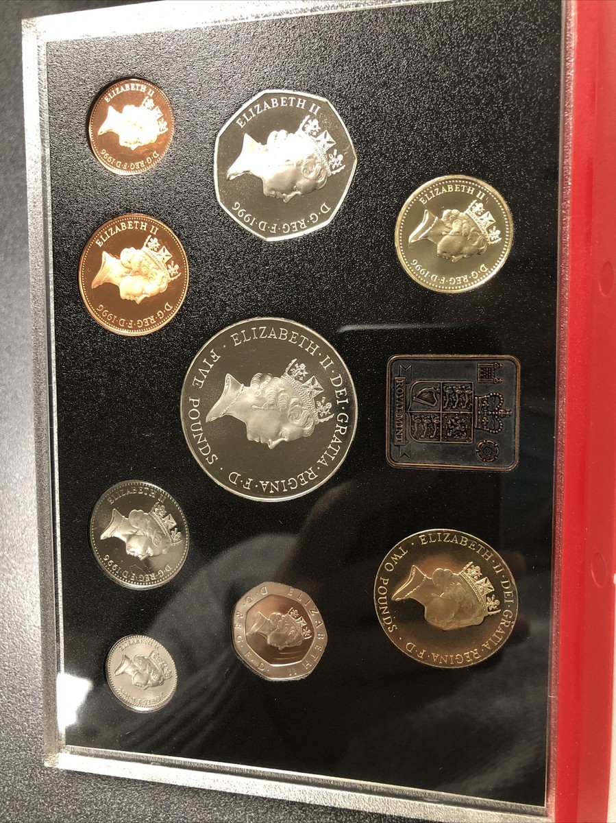 1996 UNITED KINGDOM PROOF COIN COLLECTION IN ORIGINAL PACKAGING
