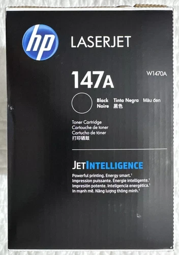 NEW GENUINE FACTORY SEALED HP 147A W1470A TONER CARTRIDGE -- NOT FOR RESALE !