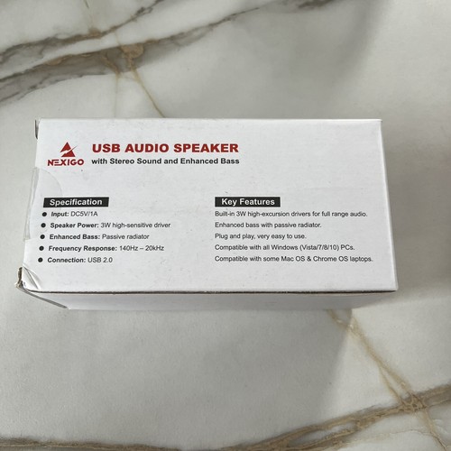 Nexigo USB speaker for notebook and PC - 第 3/3 張圖片