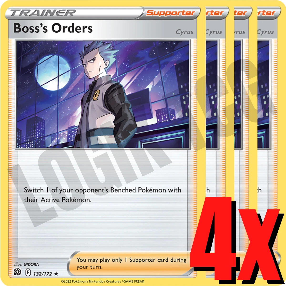 Boss's Orders Pokmon TCG Cards for sale | eBay