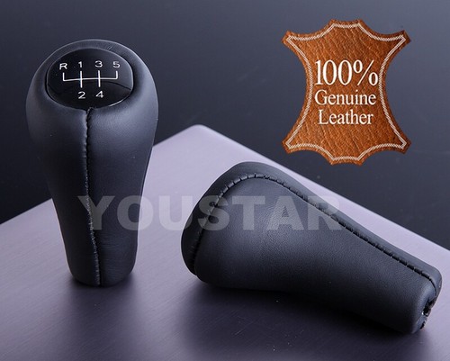 UK SALES for BMW 1 3 5 Z X Series Weighted GENUINE LEATHER 5 Speed M/T Gear Knob - Picture 3 of 9