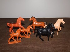 VINTAGE FARM RANCH TOY 6 PIECE HORSES