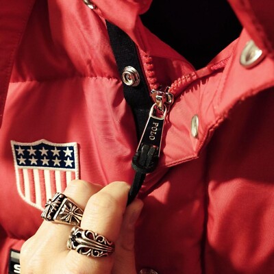 POLO RALPH LAUREN 1992 Winter Stadium Down Jacket Size L Red Used