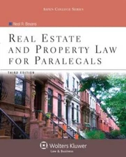 Real Estate  Property Law for Paralegals, Third Edition (As - VERY GOOD