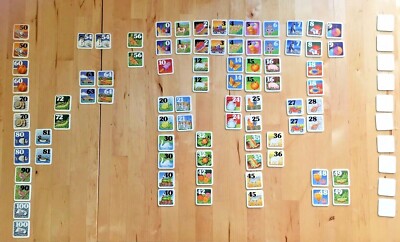 ERSATZ KARTEN für 1x1 Bingo Lernspiel von Ravensburger 2 STÜCK NACH WAHL