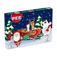 European Christmas 2022 PEZ Advent Calendar with 2 Exclusive Dispensers - SEALED