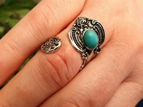 Anelli di bigiotteria d'argento placcato argento