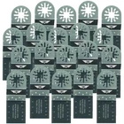 TopsTools 20 x Bi Metal Blades for Fein Multimaster Bosch Makita Ryobi Multitool