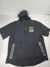Rawlings Men's Gold Collection 1/2 Zip Short Sleeve HoodieSize L Large