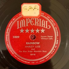 IMPERIAL 1009 Harley Luse 78rpm 10" Rainbow/Red Wing
