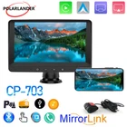 Camera Car Radio 7" Mirror Link Bluetooth FM Carpaly Android Auto Touch Screen
