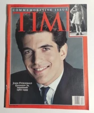 Time Magazine Commemorative Issue John F Kennedy Jr July 26 1999 JFK Jr No Label