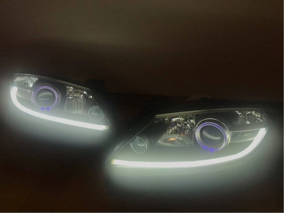 Mazda RX-8 first term HID headlights SE3P LED RING Lamp Lights JDM - Изображение 3 из 4