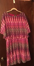 jbs size 18 dress, womans, light weight, blousy top, party, career 