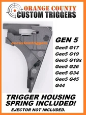 Replacement Glock OEM Gen 5 Trigger Housing with Spring (Ejector not included.)