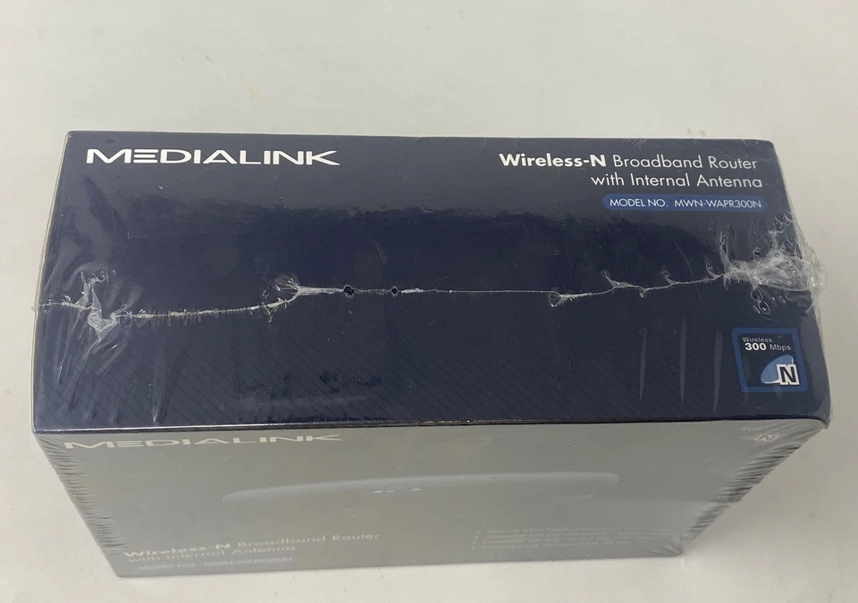 Medialink  Wireless Broadband  Router With Internal Antenna -MOD NO. Sealed - Image 2 of 4