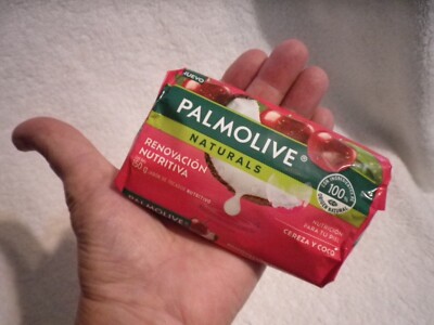 PALMOLIVE NATURALS RENOVACION NUTRITIVA CEREZA Y COCO CHERRY & COCONUT SOAP BAR