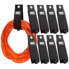 Large Extension Cord Storage Straps 8 Pack 13-inch for Cables and Ropes