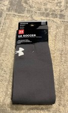 New Under Armour Soccer Over The Calf Sock 1 Pair Mens Sz Large Shoe 9-12.5