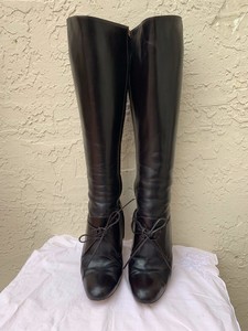 saint laurent knee high boots