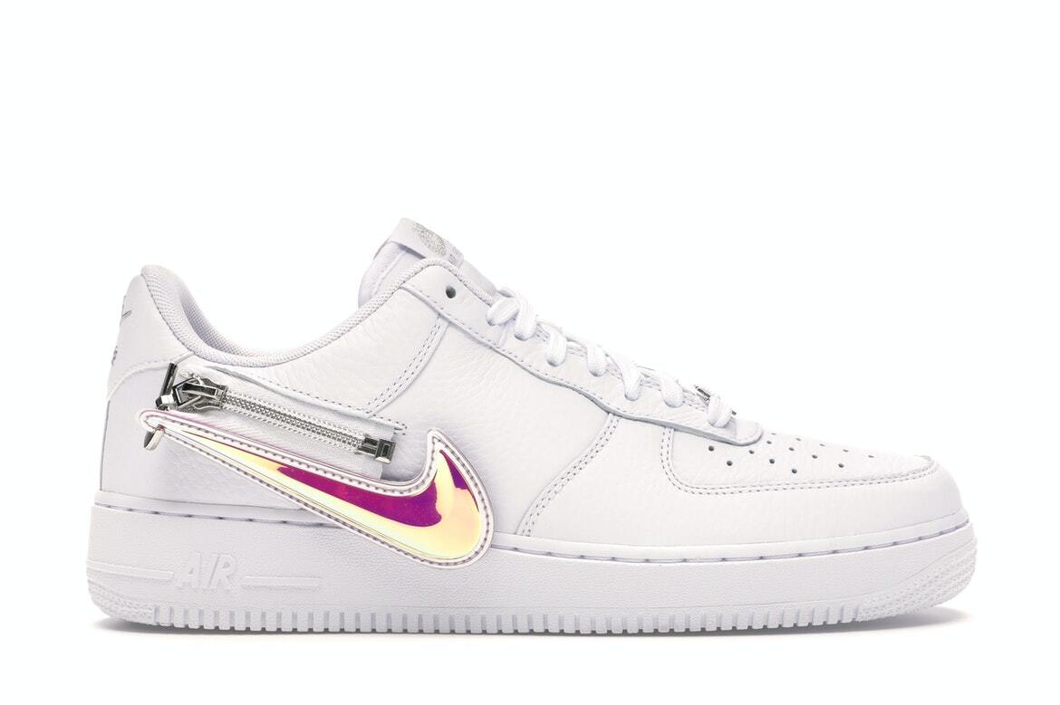 Nike Air Force 1 '07 Premium Premium Zip Swoosh - White