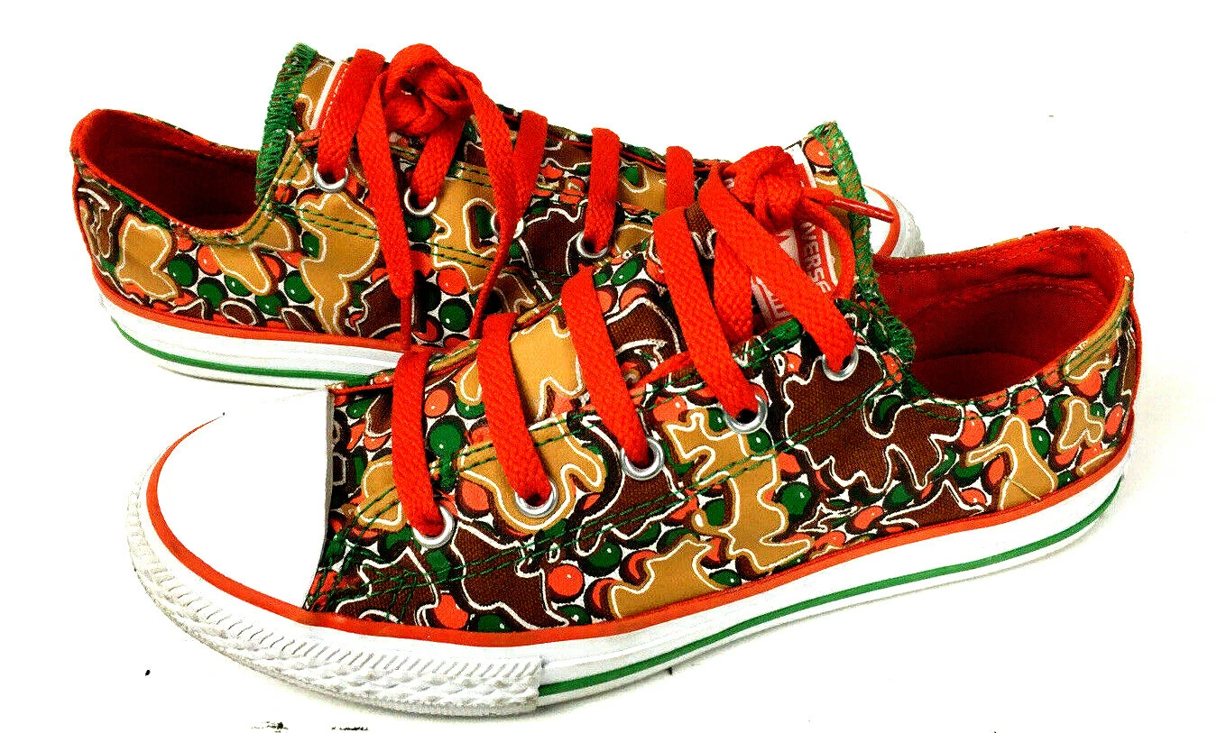 Converse All Star Christmas & Gumballs scarpe basse per bambini taglia 4 (K 49)