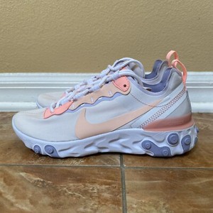 nike react element 55 grey and pink