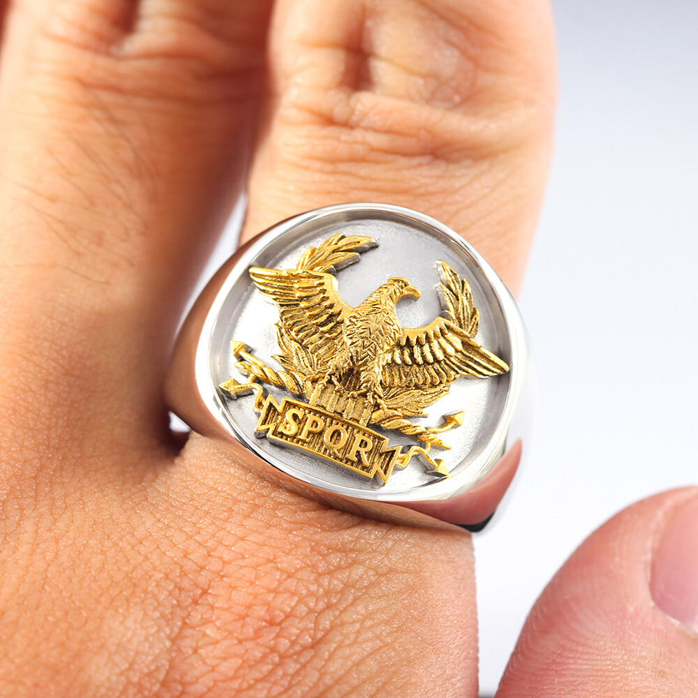 Plaque D'égout Romanus Badge SPQR République Romaine Métal