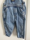 Vintage Oshkosh B’Gosh Washed Light Denim 24M Carpenter Overalls Snaps Open — photo 3