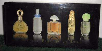French Coffret Parfums De Luxe Lalique Escada Pastel l'eau par Kenzo First NIB