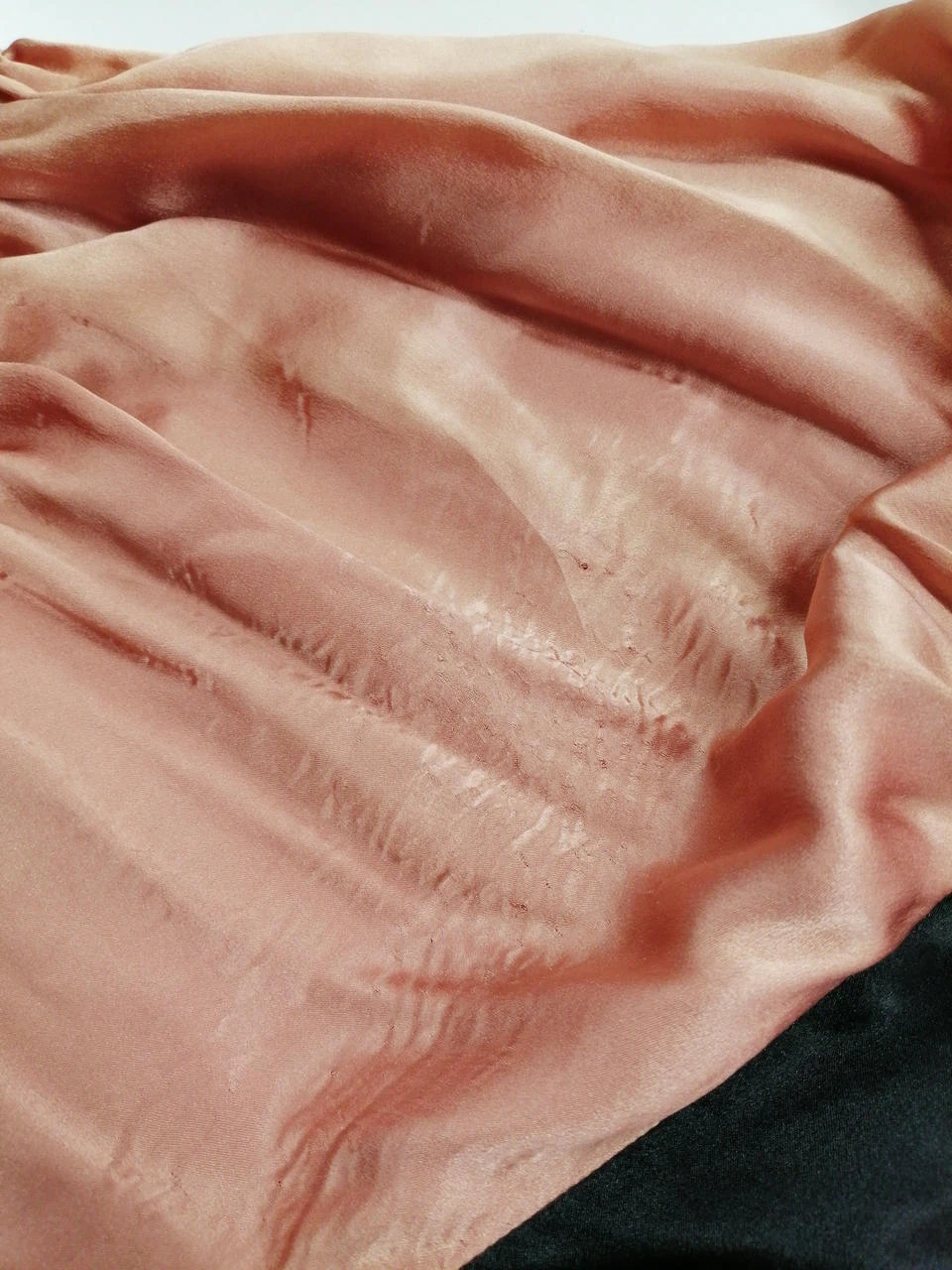 KATE SPADE Abito nero kate vanga rosa lunghezza 50 pollici