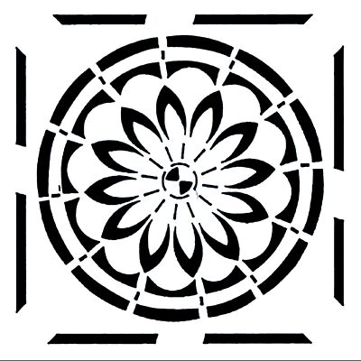 KUNSTSTOFFTASCHENTUCH 15*15cm: Blumenmotiv (03)