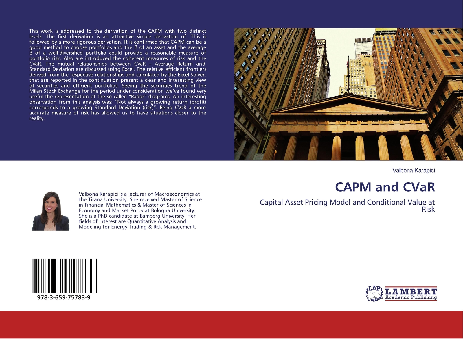 Thumbnail - Valbona Karapici | Capm And Cvar | Taschenbuch | Englisch (2015) |