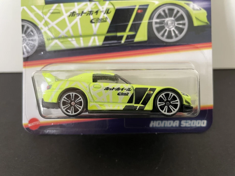 HOT WHEELS HONDA S2000 VERDE LIMA CON PROTECTOR VELOCISTAS NEÓN EXCLUSIVO DE WALMART Foto 3 de 4