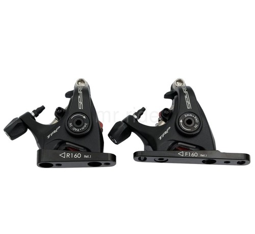 TRP Spyre Bike Flat Mount Mechanical Disc Brake Front+Rear Calipers+160 Rotors - Picture 4 of 6