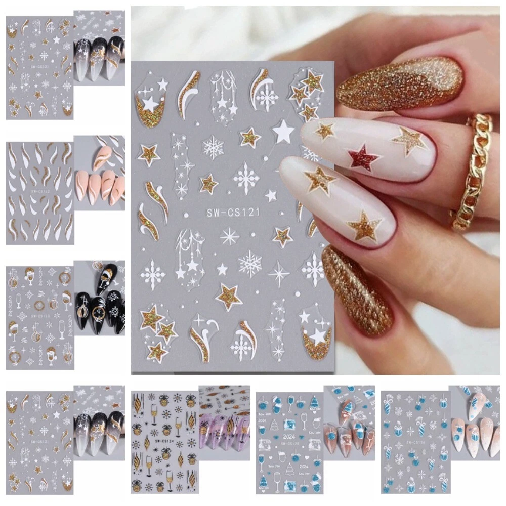 Nail Art Decoration Flower Nail Art Sticker Nail Art Sticker Stylish  Decorative* | eBay