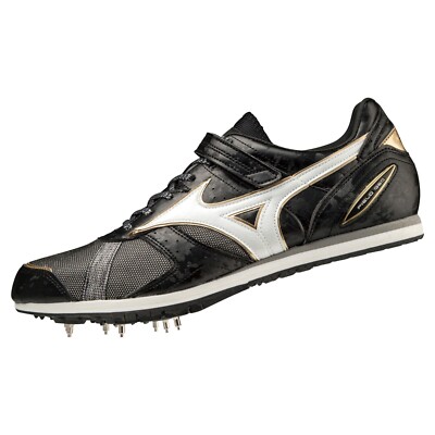 Mizuno Spike Shoes for Jumping FIELD GEO AJ-C Black/White/Gold