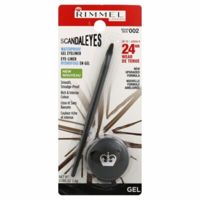 Rimmel Scandaleyes Waterproof Gel Eyeliner, 002 Brown
