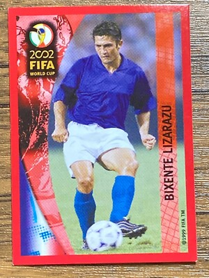 Panini 2002 FIFA World Cup Soccer Card 16 Bixente Lizarazu France