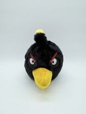 Angry Birds Plush Black Bomb Bird Plush Stuffed Animal Toy 2010