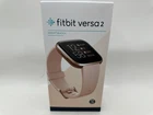 Fitbit Versa 2 Activity Tracker Pink Rose Waterproof Heart Rate Exercise Sleep