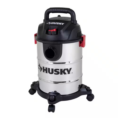 #ad 6 Gal. 4.0 Peak HP Stainless Steel Wet Dry Vac with Filter Hose and Accessorie $47.20